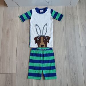 Hanna Andersson Easter Dog Design Pajama Set